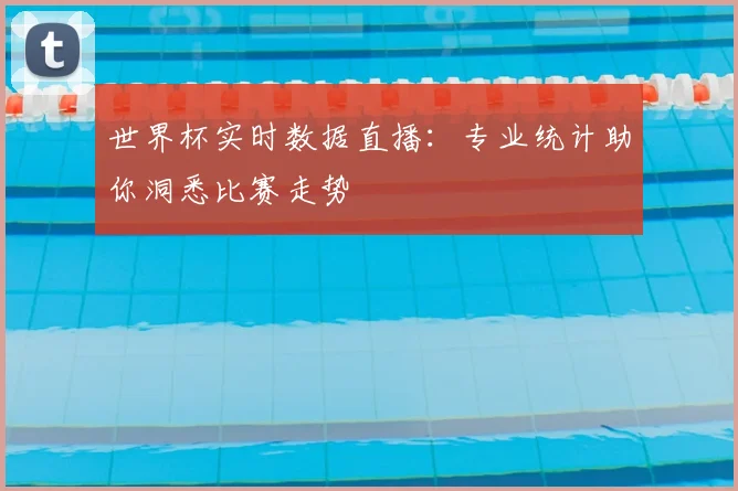 世界杯实时数据直播：专业统计助你洞悉比赛走势